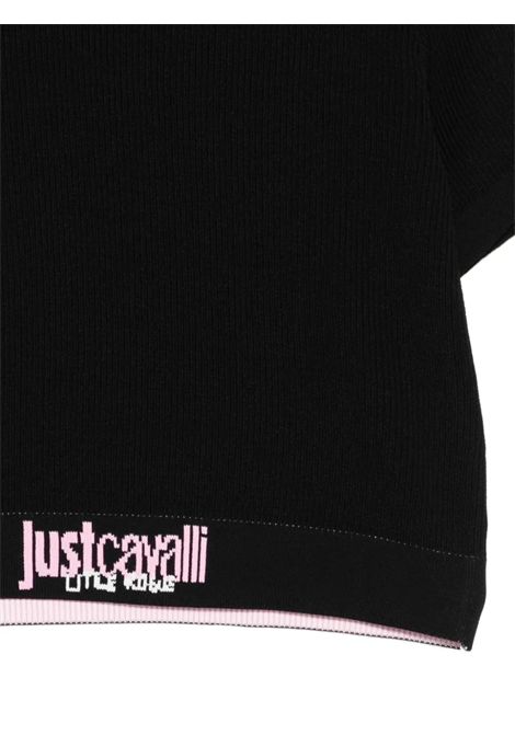 T-shirt con logo JUST CAVALLI KIDS | JGP26049TSAMTBLACK
